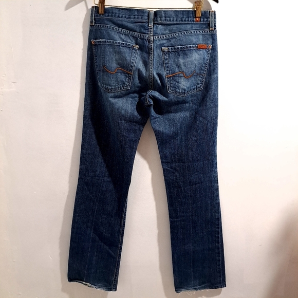 7 for all mankind | Men's long standard Blue Jeans - Picture 6 of 11